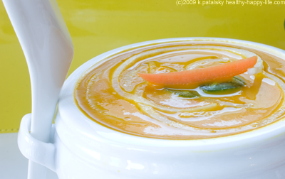 carrot ginger soup vegan