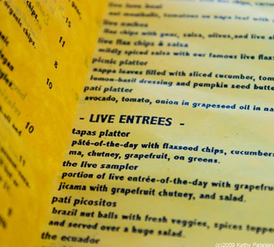 caravan_of_dreams_live_menu_section