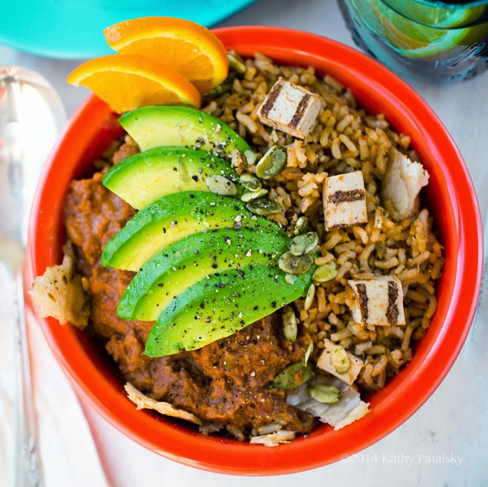 5-Step Protein-Taco Bowl with Fiesta Rice and Beans.