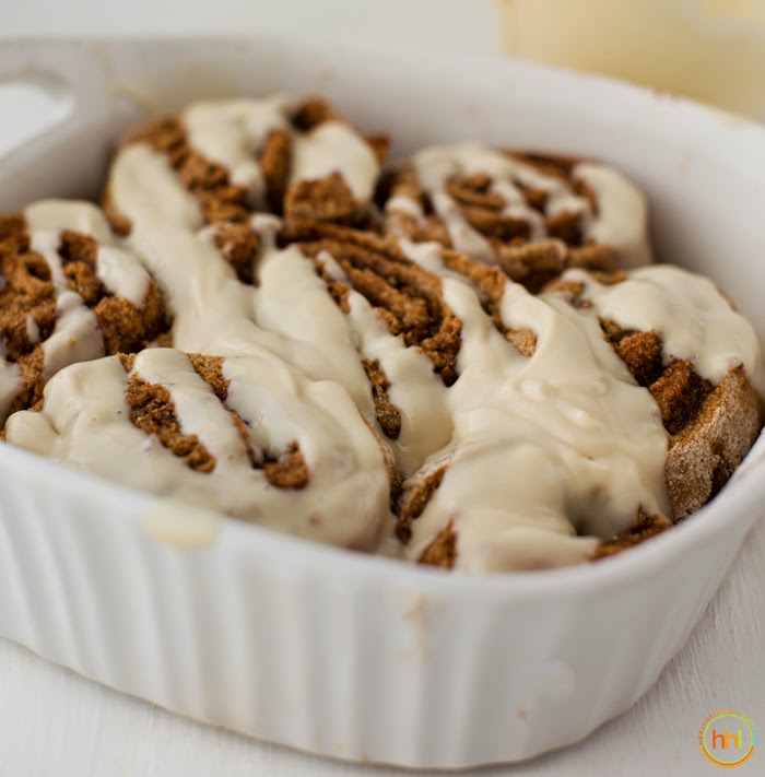 Easy Yeast-Free Vegan Cinnamon Rolls