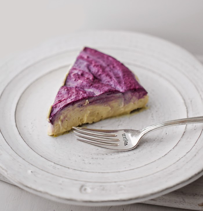 Vegan Blackberry Cheesecake