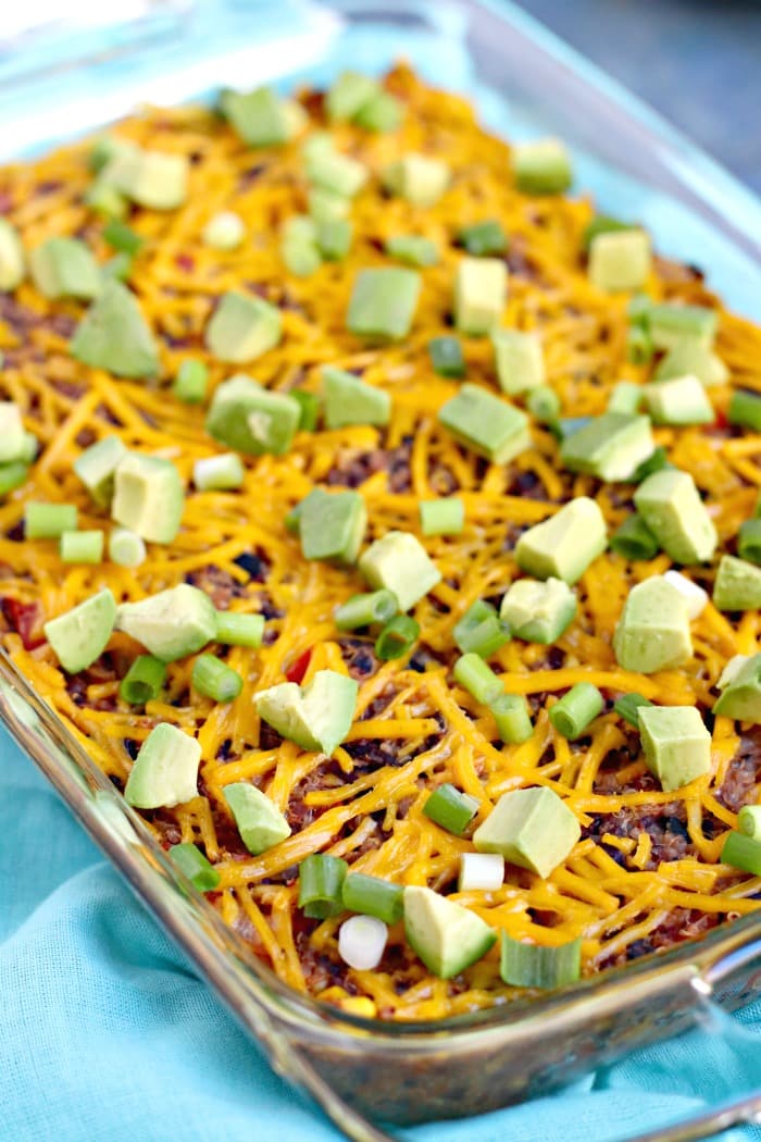 black bean quinoa casserole
