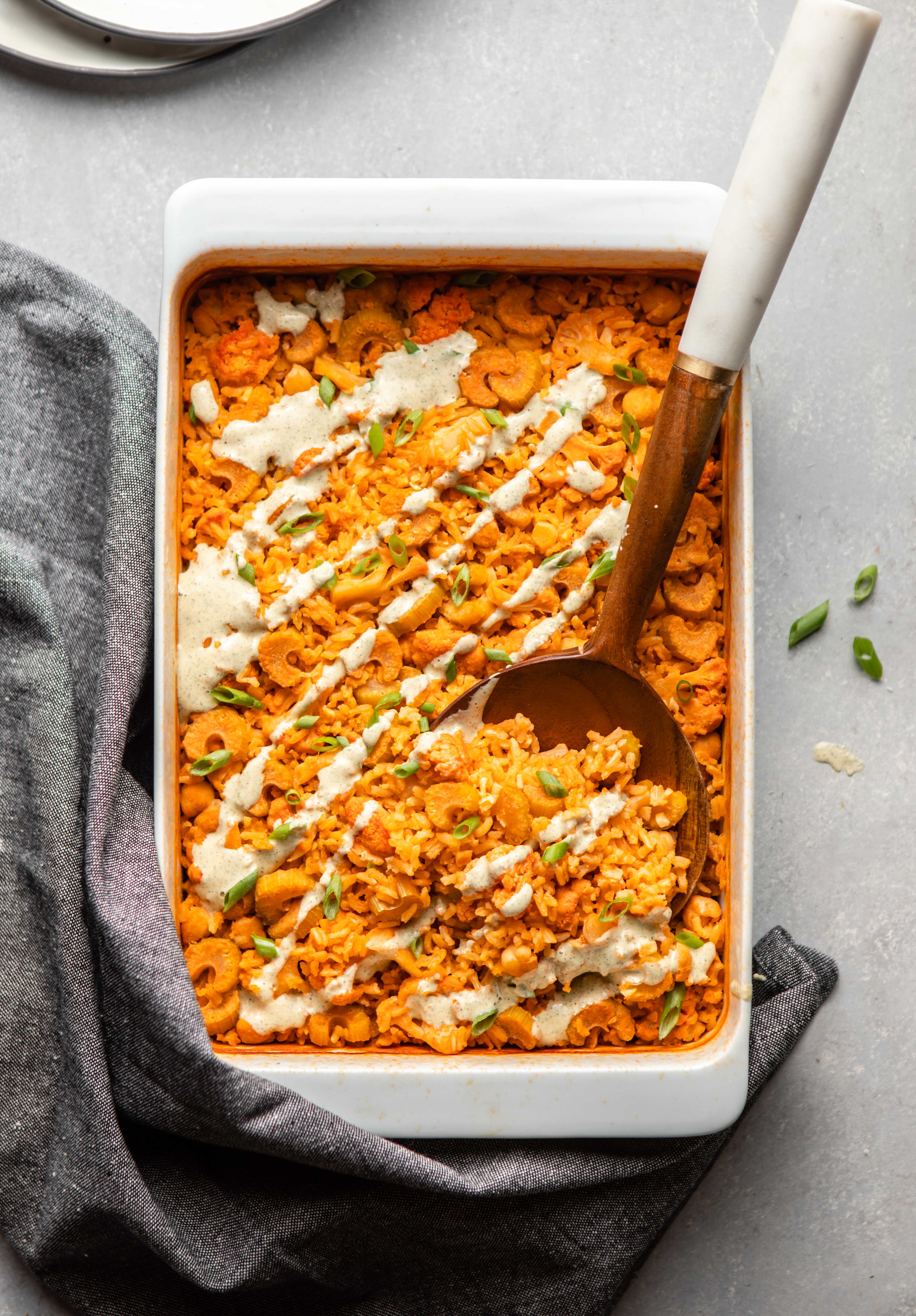 chickpea buffalo casserole