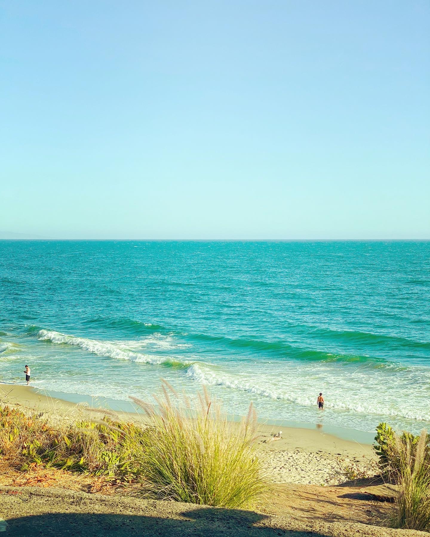 Malibu beach on a saturday