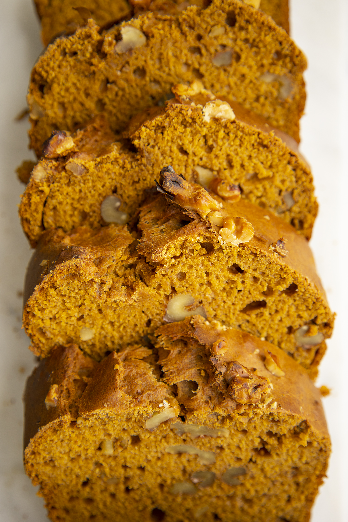 sliced Pumpkin Loaf