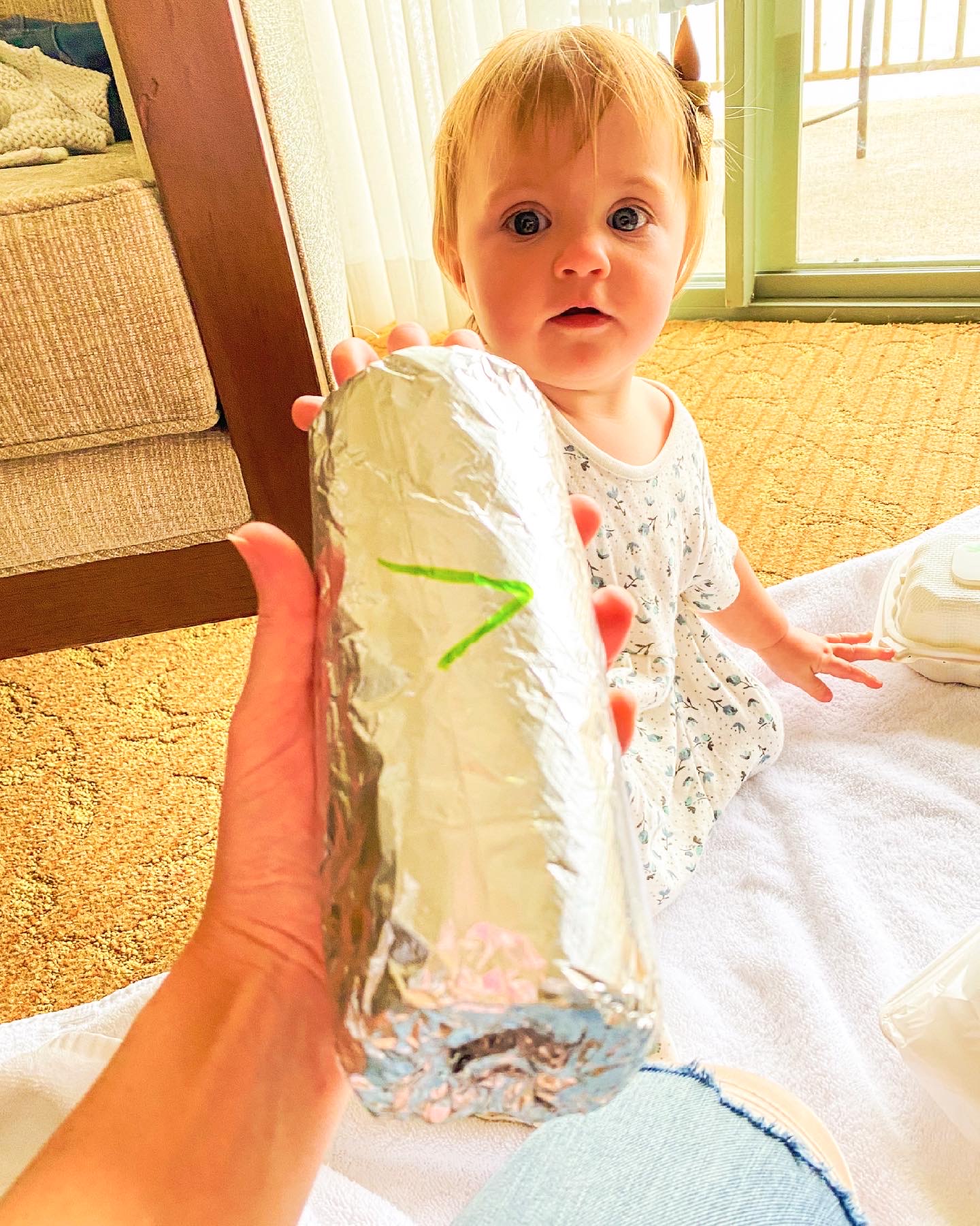 burrito hotel picnic with baby