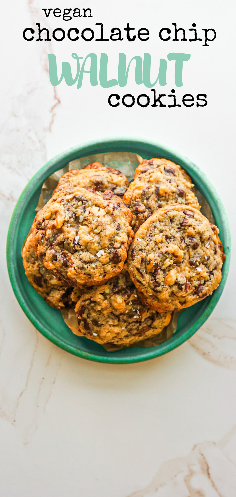 Chocolate Chip Cookies with Walnuts pin